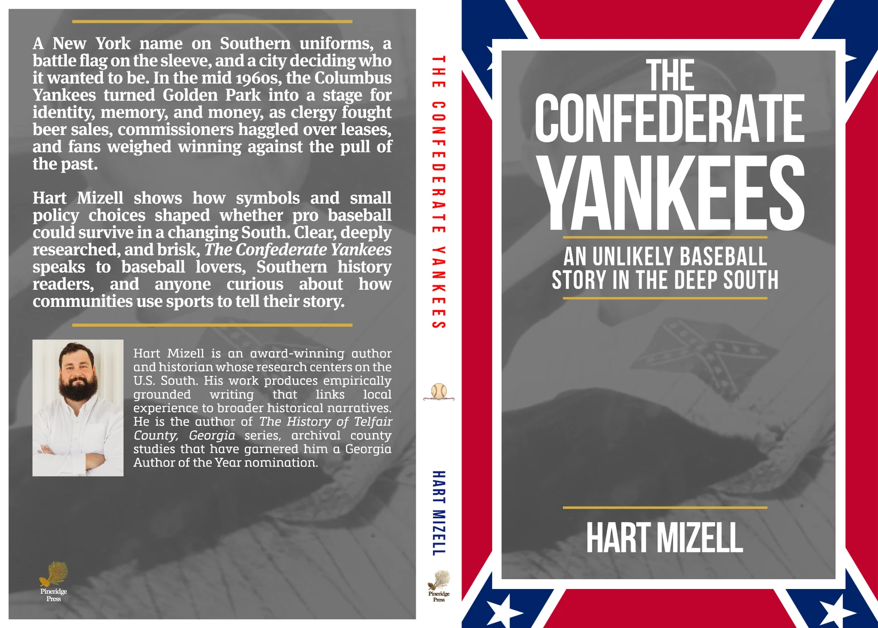 Complete paperback cover for The Confederate Yankees