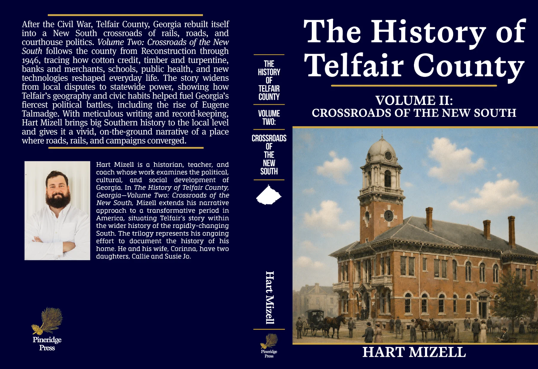 Complete paperback cover for Crossroads of the New South
